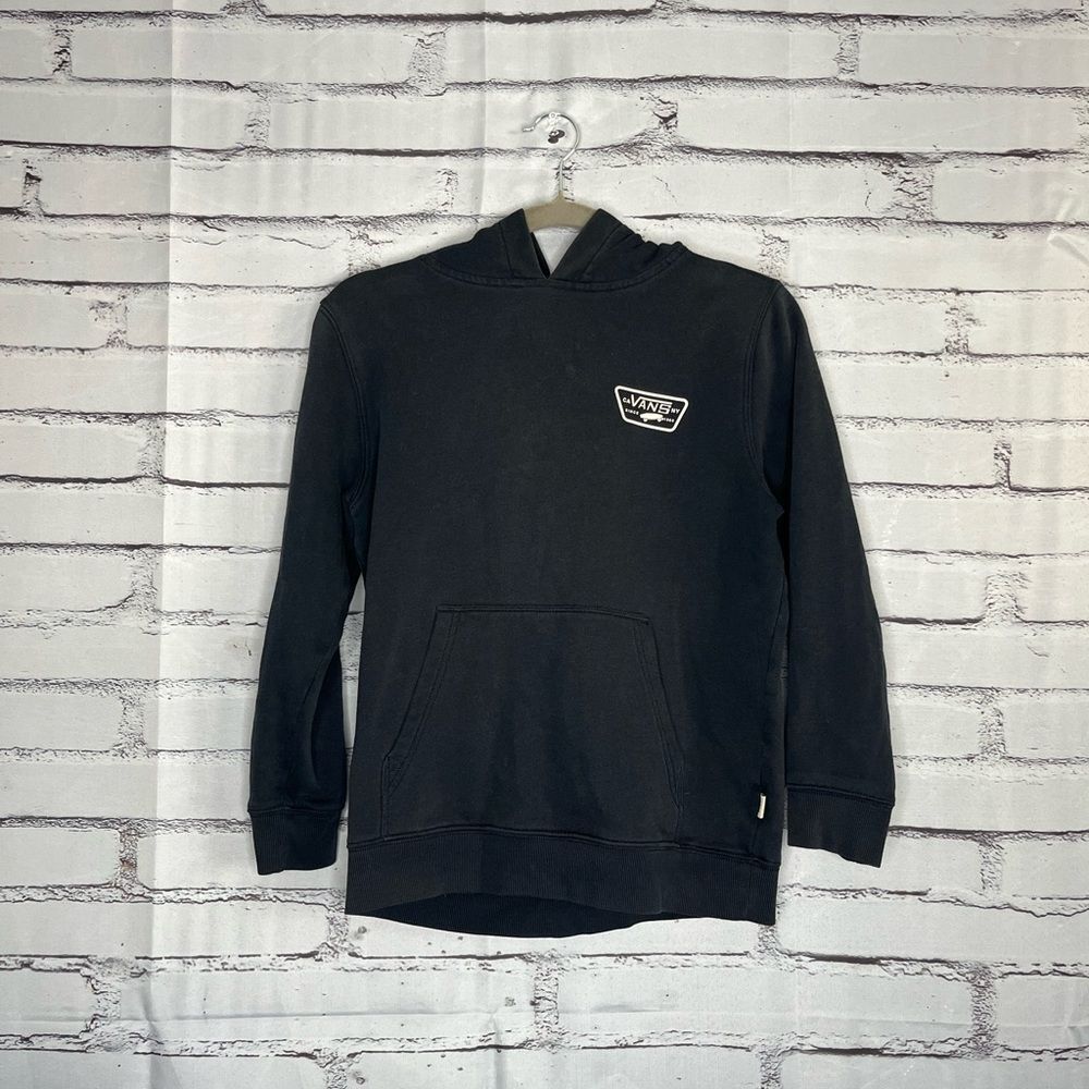 Vans Black Pullover hoodie SZ M Casual Style Classic Skater Graphic Sweatshirt